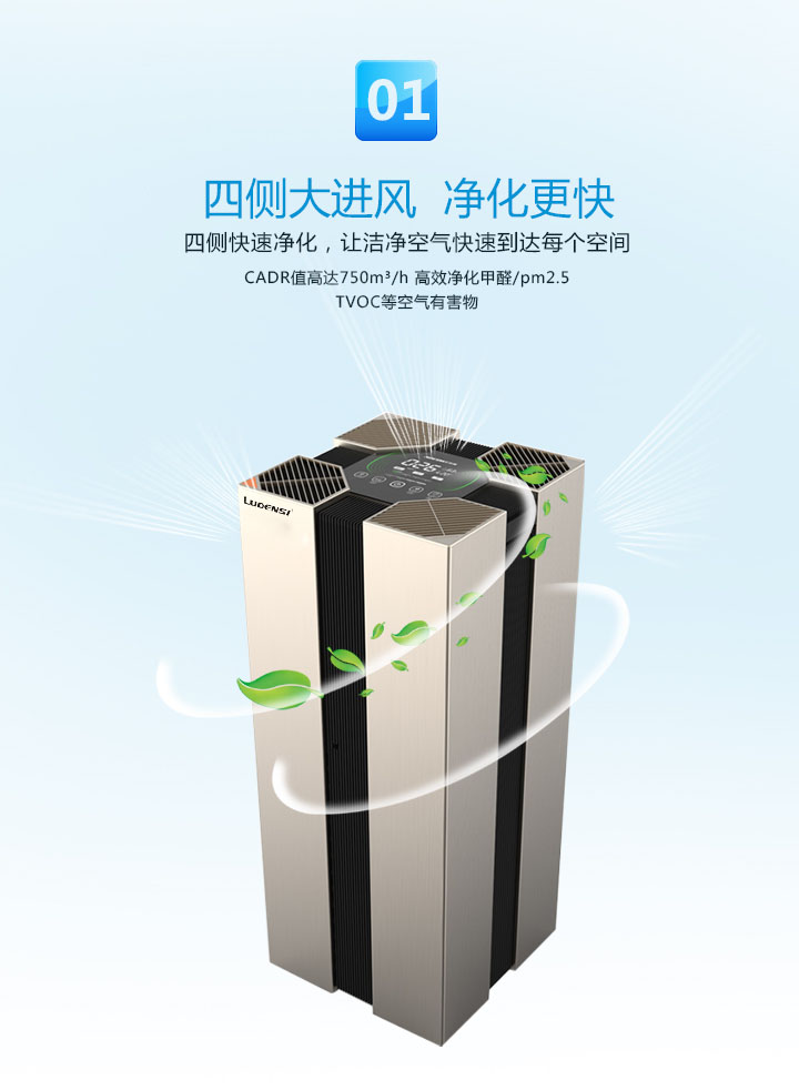洛恩斯高端家用空气净化器（至尊版）LES-S9